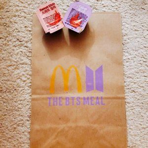 BTS LIMITED EDITION BAG WITH SAUCES
